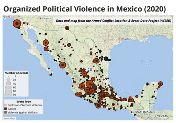 ACLED Brings Coverage to Mexico Violence:  A New Tool for Mexico Scholars and Analysts Image