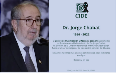 Security Studies and Foreign Policy Analysis: The academic legacy of Jorge Chabat Image