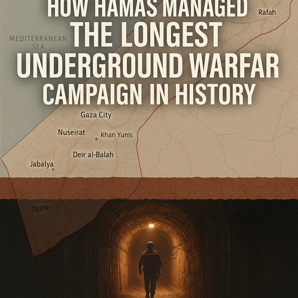 Earth, Sun, and Water: The Elements that Fuel Hamas’s Tunnels Image