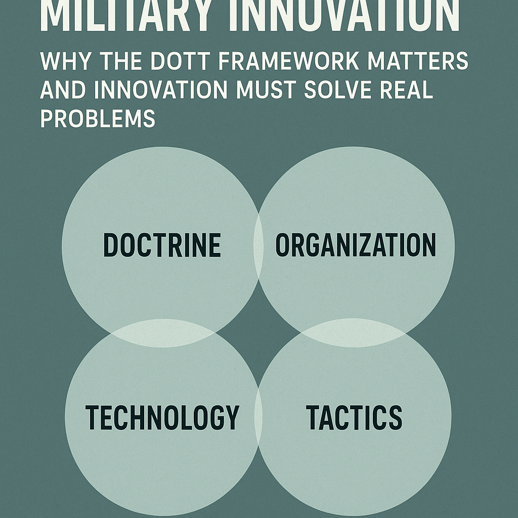 Tailored and Time Constrained: Key Considerations for Military Innovators Image