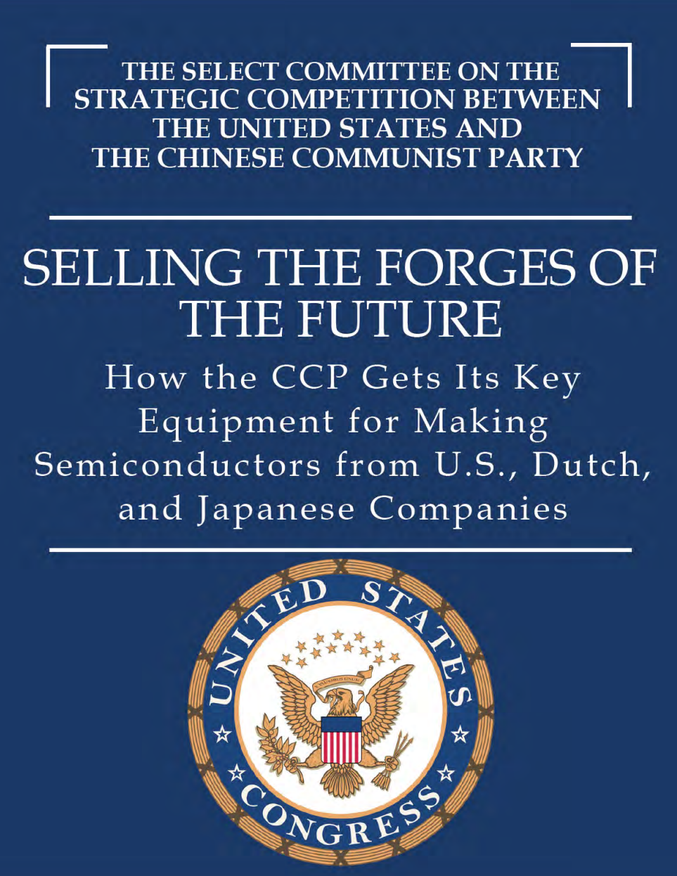 Selling the Forges of the Future: How the CCP Gets Its Key Equipment ...