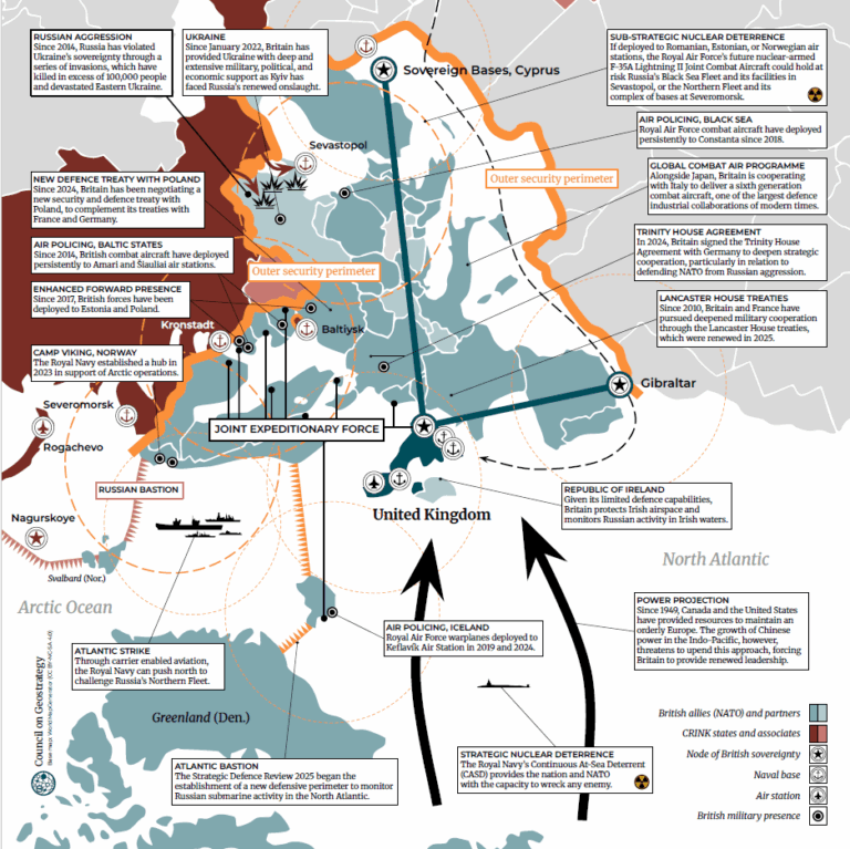 Uk Operations Map Britain’s Strategy of Security Explained | Twelve Geopolitical Maps