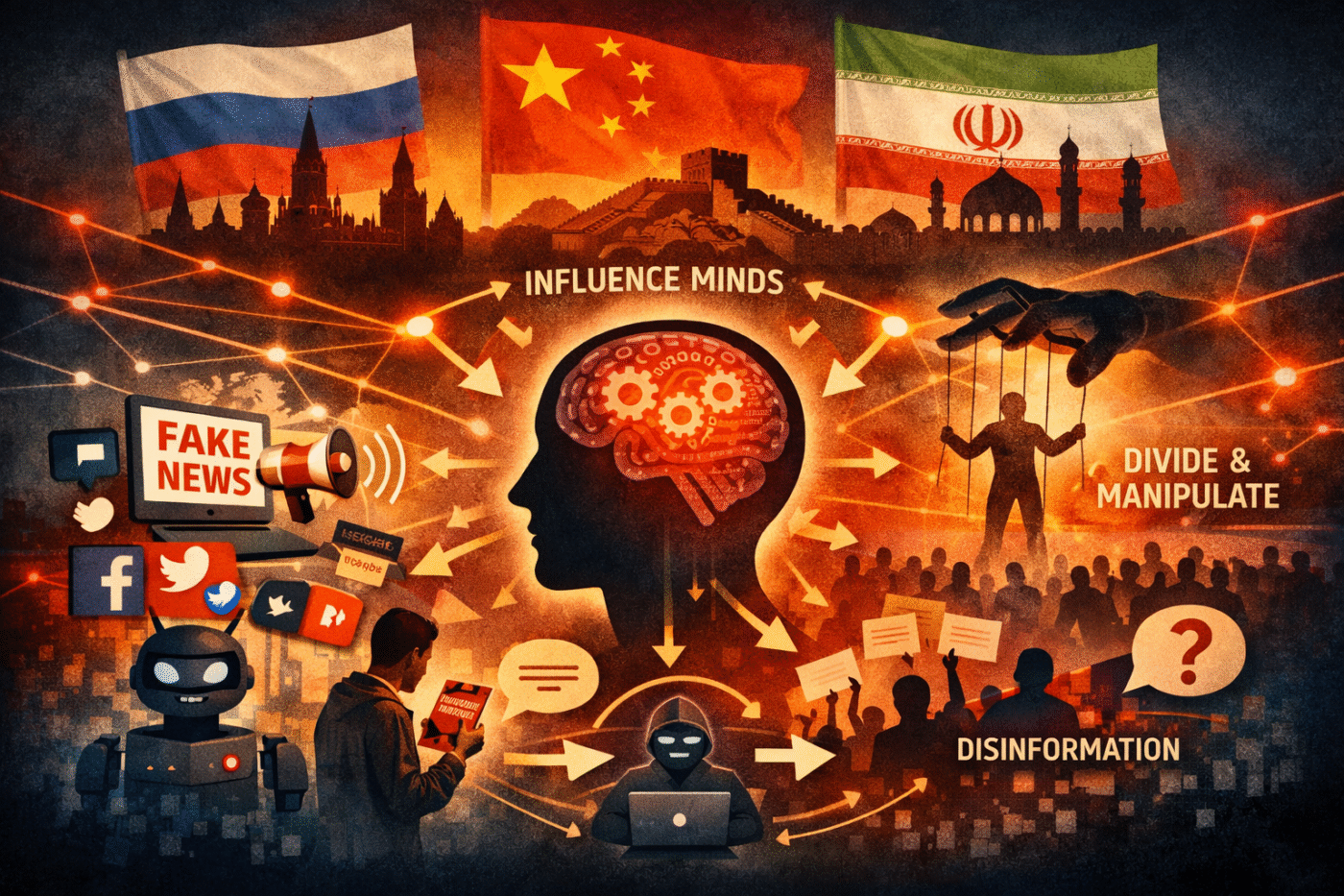 Narrative as a Weapon: Russian, Iranian, and Chinese Approaches to Cognitive Warfare