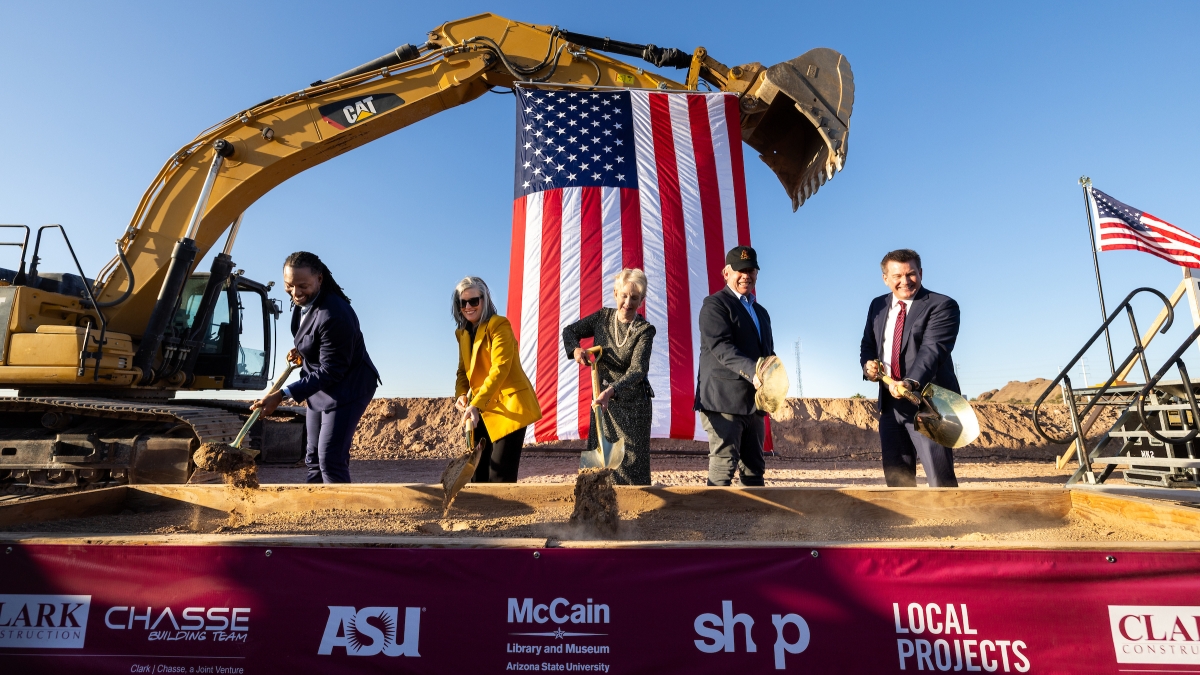 ASU News: McCain Library and Museum breaks ground in Tempe Image