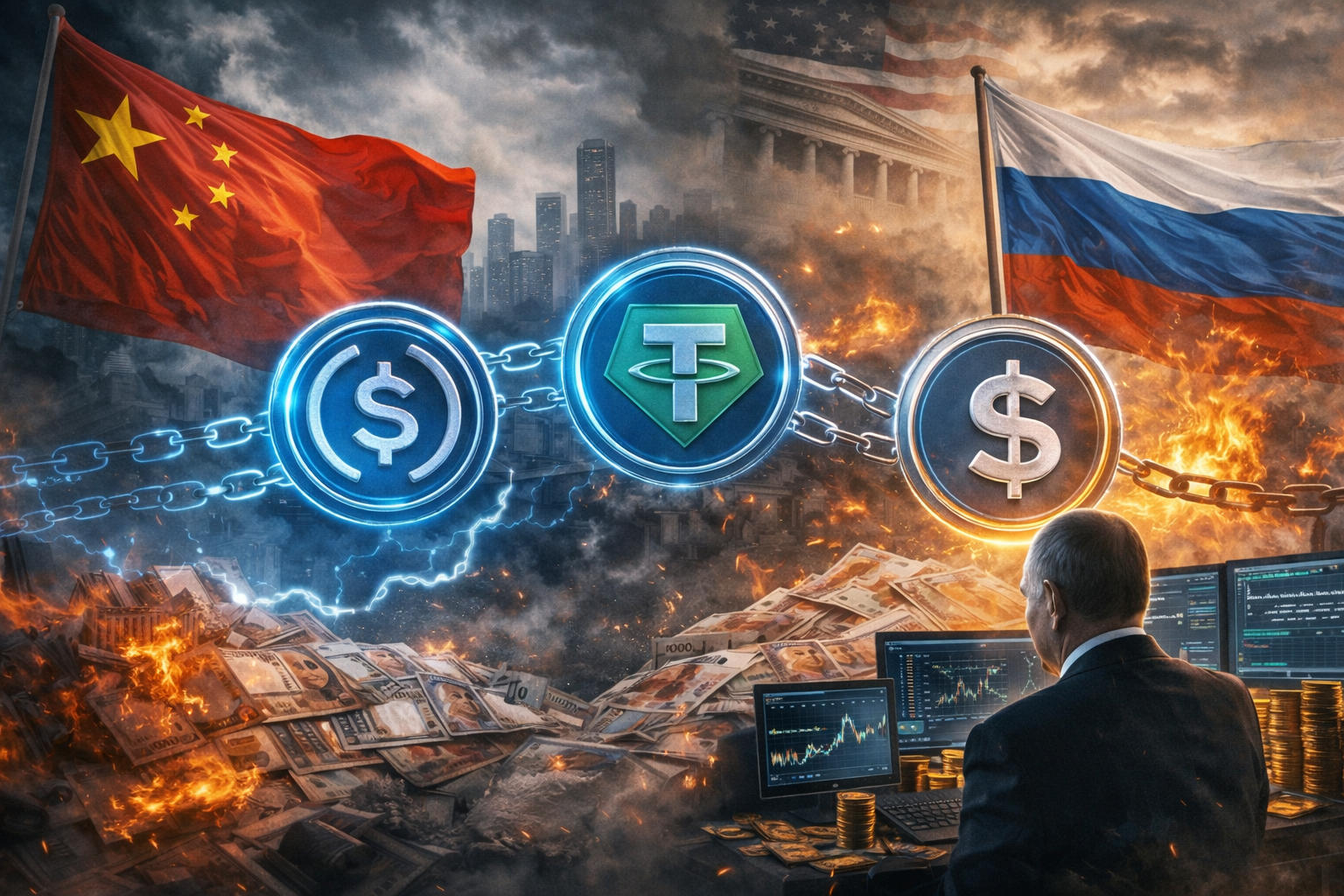 How China’s Fear of Secondary Sanctions Pushed Moscow into Leveraging Stablecoins to Reshape Financial Warfare Image