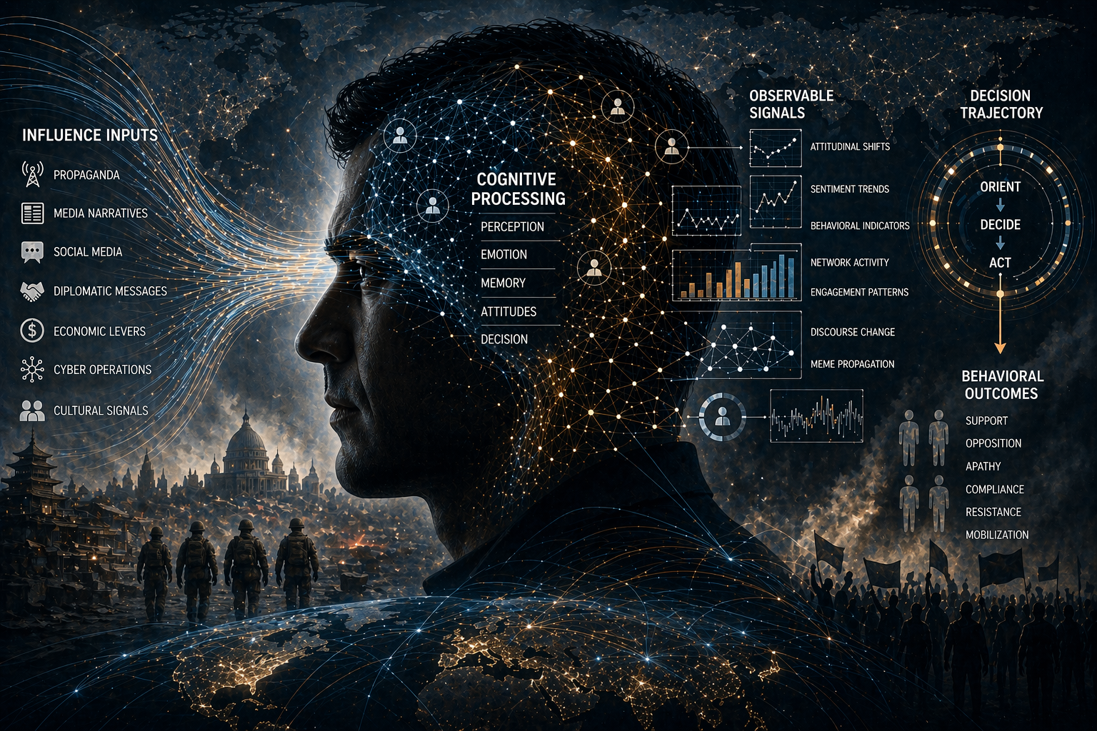 Integrated Cognitive Assessment Framework (ICAF): Linking Influence, Cognitive Decision Cycles, and Non-Traditional Indicators and Warnings Image