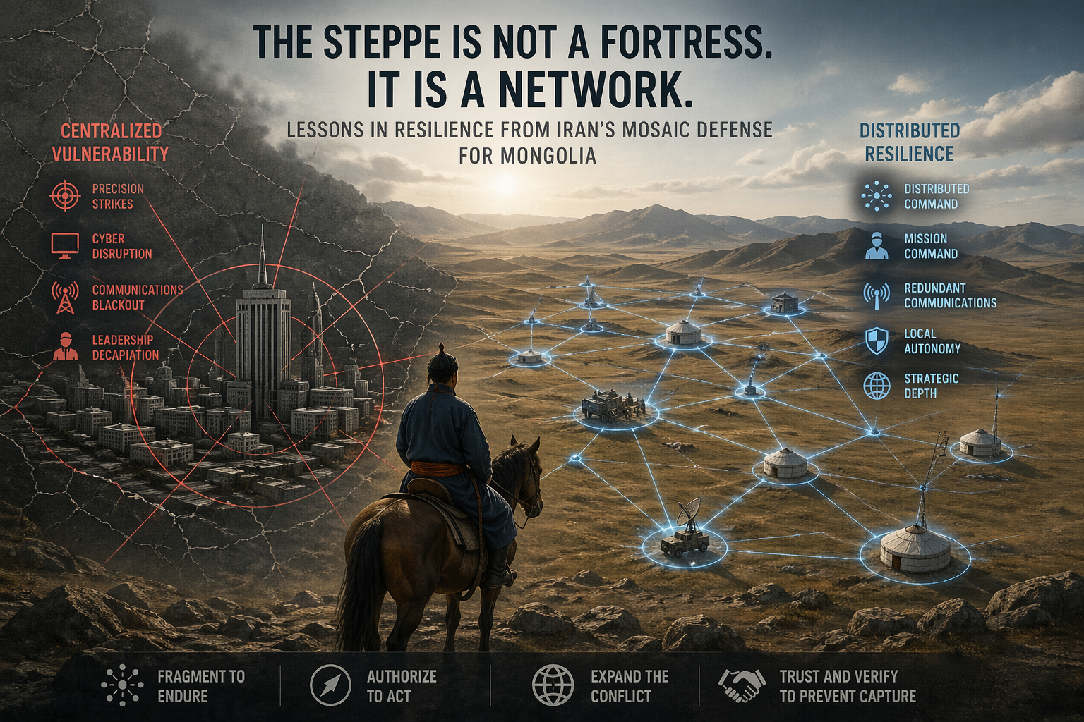 The Steppe Is Not a Fortress: What Mongolia Can Learn from Iran’s Mosaic Defense
