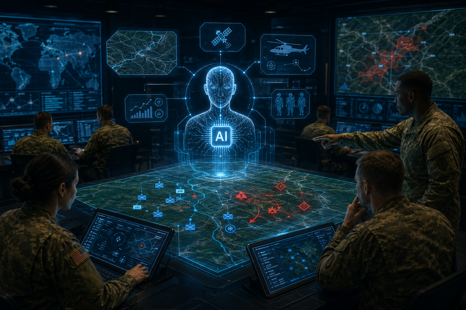 AI as a Higher Headquarters Image