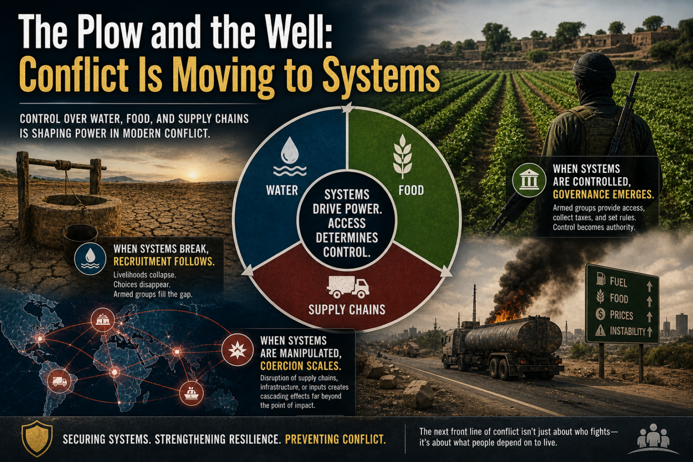 The Plow and the Well: Conflict Is Moving to Systems