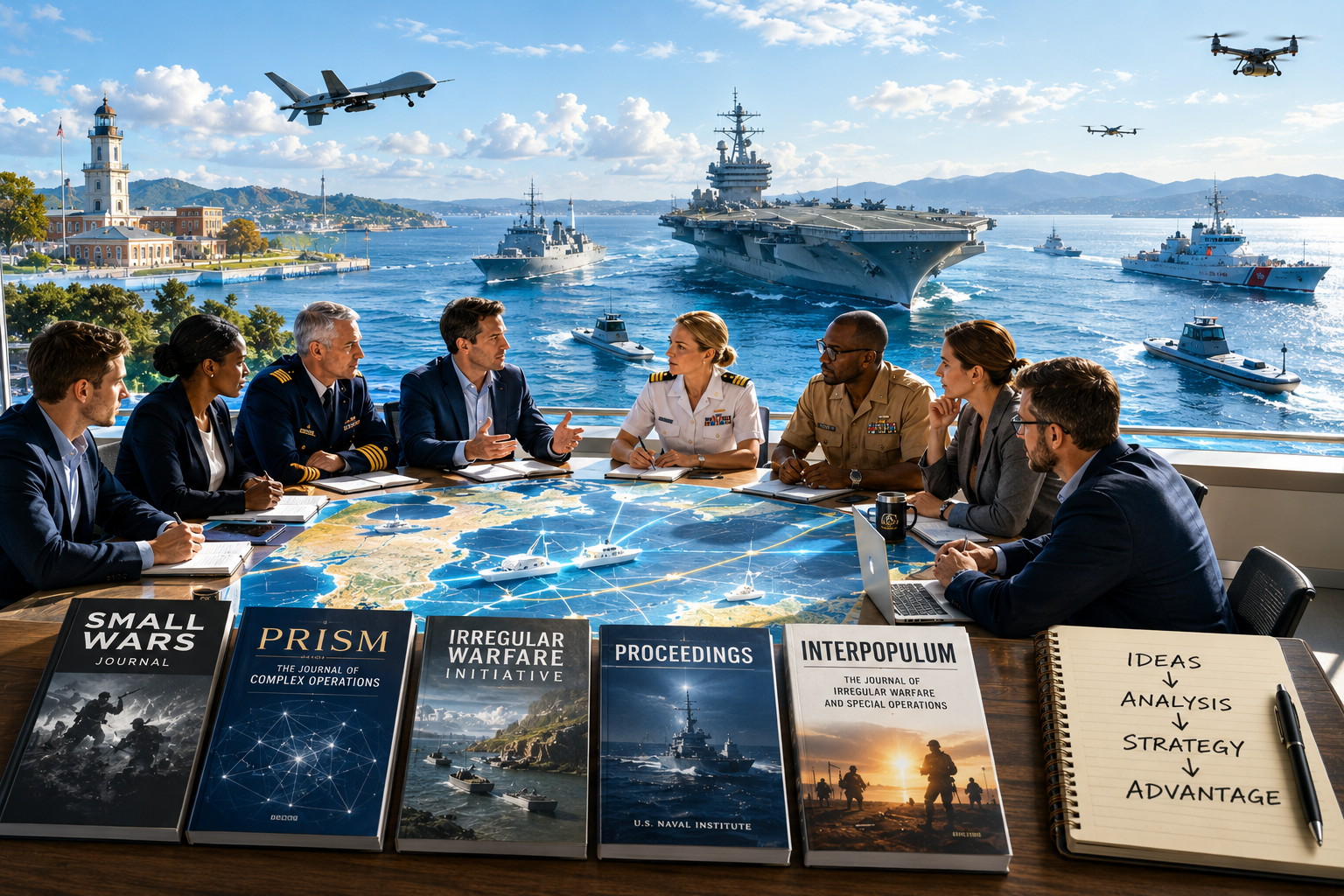 Center for Irregular Warfare and Armed Groups (CIWAG) Report Maritime Symposium: Gathering Storms & Shifting Tides – Time to Write Image