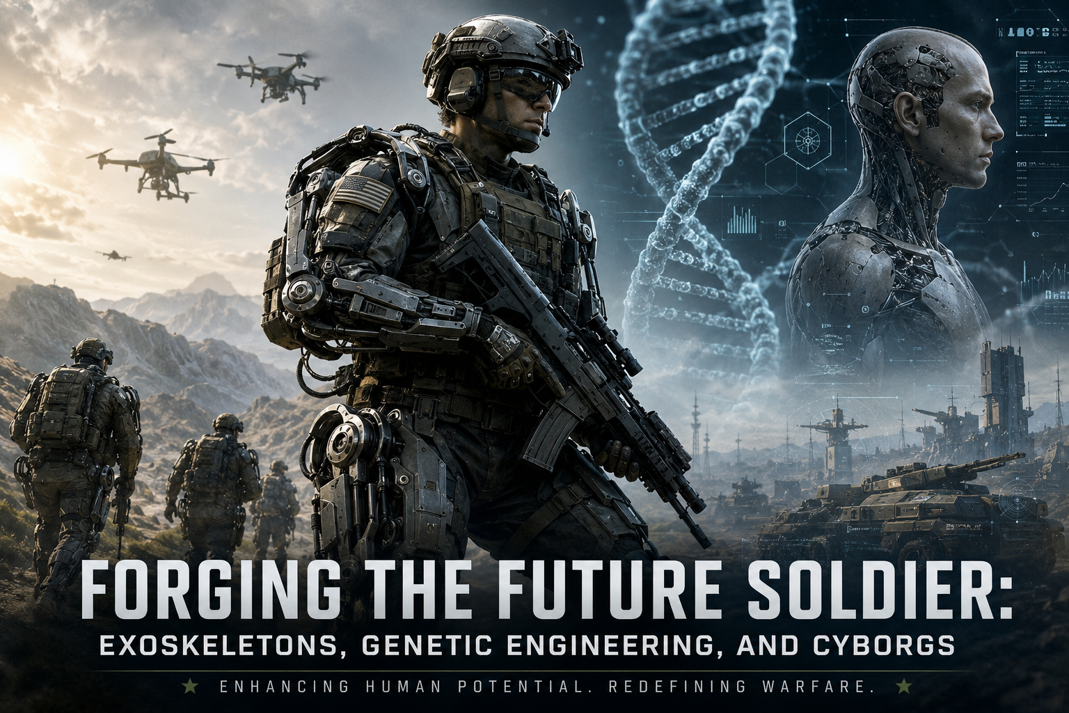 Forging the Future Soldier: Exoskeletons, Genetic Engineering, and Cyborgs Image