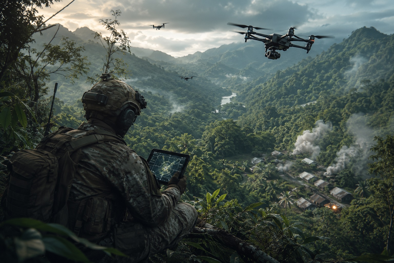 Drones Are Widening the Jungle Fight